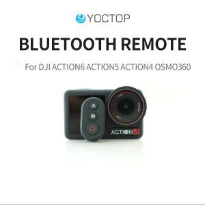 DJI Action6 5 Pro/4 Osmo 360 스포츠 카메라 블루투스 리모컨 셀카봉 액세서리에