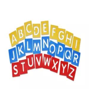 플로라 스텐실 알파벳학습교구