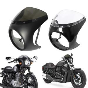 Harley Sportster Bobber Touring 혼다 오토바이 유니버설 카페 레이서 7 인치 헤드 라이트 핸들 바 페어링