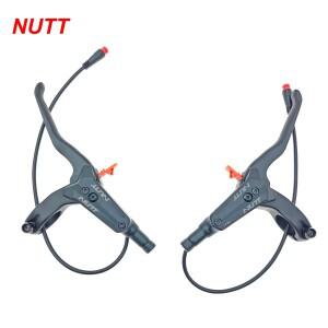 NUTT 2핀 방수 플러그 유압 브레이크 레버 전기 자전거 전동 스쿠터 브레이크 레버