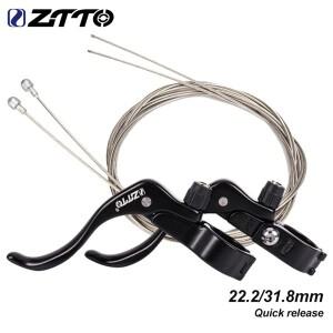 ZTTO 도로 자전거 브레이크 레버 도로 고정 기어 부 브레이크 퀵릴리즈 V 브레이크 핸들 QR 레버 22.2 31.8