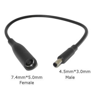 Dell 노트북 DC 전원 충전 변환기 어댑터 케이블 코드 7.4x5.0 여자 4.5x3.0mm 남자 Dropshipping 1pc