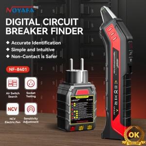 노야파 NF-8401 자동 회로 차단기 탐지기 220V 스위치 테스터 퓨즈 소켓 전기 기술자 진단 도구