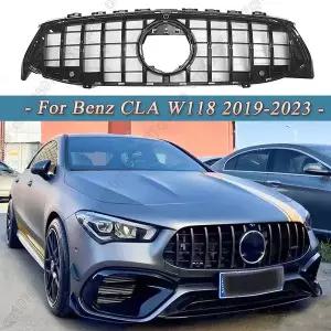 자동차 그릴망 튜닝 메르세데스 벤츠 호환 CLA AMG W118 C118 CLA180 200 250 CLA45 35 - 프론트 레이싱 그