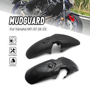 YAMAHA MT FZ 07 MT-07 FZ-07 2018-2023 프론트 휠 펜더 머드 가드 페어링 바이크 오토바이 액세서리 스플