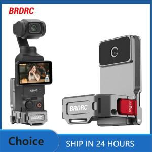 DJI Osmo Pocket 3 카메라 확장 브래킷 용 BRDRC 마그네틱 어댑터 프레임 데스크탑 마운트베이스 Vlgo 비디