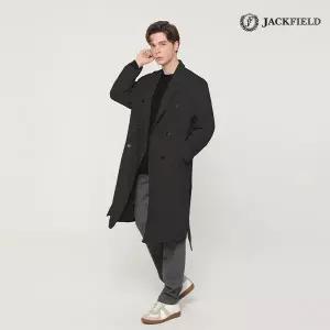 잭필드 밀런 모던 트렌치 자켓 블랙