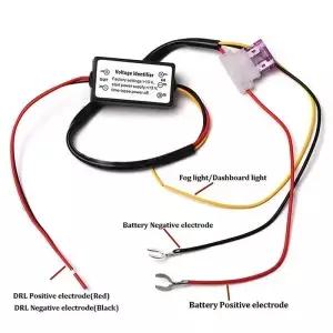 1PC 자동차 LED 주행등 자동 ON/OFF 컨트롤러 모듈 DRL 릴레이 키트