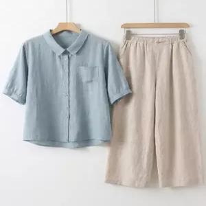넬리 소프티 린넨 반팔 셔츠 세트ND2ST007 1360415