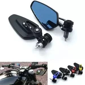 SDTW 7/8 22mm 오토바이 백미러 사이드 미러 Harley Yamaha Honda 용 범용 스쿠터 바 엔드 핸들 액세서리