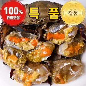 국내산 연평도 알배기 암꽃게 간장게장 3kg 1개 식사 회식 간편요리 혼밥 일식 외식