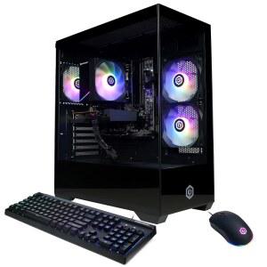 사이버파워PC 게이밍 PC, AMD 라이젠 5 5500, 라데온 RX 6500 XT 4GB | 게이머 마스터, 8GB DDR4, 500GB PCIe 4.0 SSD, WiFi 레디 및 Windows 11 홈 (GMA3100A3)