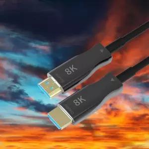 HDMI 케이블 Coms 2.1 AOC 리피터 광케이블 15M 영상 연결 전송
