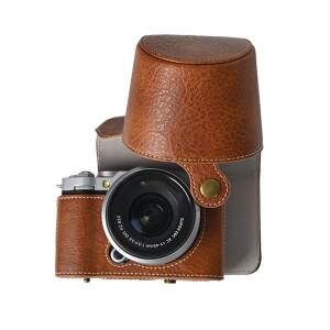 Fujifilm X-M5 합성 가죽 카메라 베이스 바디 커버 키트 케이스 보호대 15-45Mm F/3.5-5.6 분해 가능
