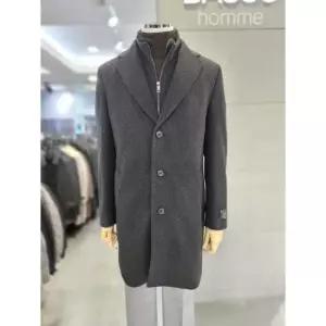 바쏘옴므 세이브존03 바쏘옴므 남자 겨울 블랙  블렌드 밍크 FUR 에리 코트 WSAGY4CJ14A (39632050)