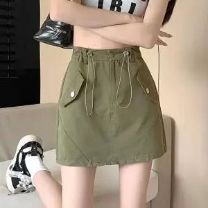 스트링 A라인 스커트 TD-1009924