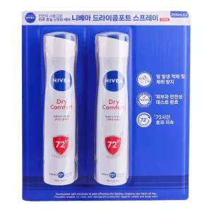니베아 데오드란트 스프레이 드라이콤포트 2개 여성용