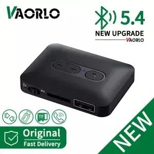 블루투스 5.4 오디오 송신기 리시버 3.5mm AUX USB U TF 카드 무선 어댑터 자동차 TV PC용 마이크 스테레오