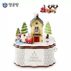 타운 디오라마 회전 영공방 DIY키트 미니어처 만들기 메리크리스마스