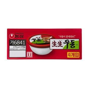 농심 생생 우동면 용기 276gx4컵 2박스