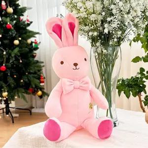 (핑크) 베스트에버 말랑 버니/미니/인형/귀여운/공룡/가방/토끼/애착/여자/애기/캐릭터/얼룩말/고리/봉제