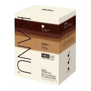 동서 KZN685Q0 맥심 카누 더블샷 라떼 커피 50T