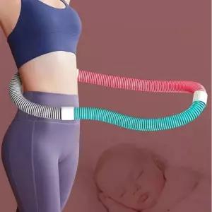 스프링훌라후프 실내 무소음 훌라후프 간편 보관 성인 홈트 가정용