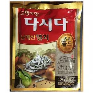 멸치다시다 골드(백설 100g)