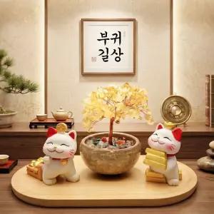 행운의 일본 복 고양이 마네키네코 식당 가게 음식점 술집 개업 오픈 선물 이자카야 소품