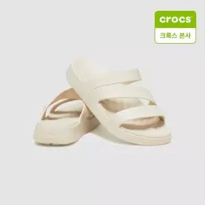 크록스 크록스직영겟어웨이 스트래피 샌들 스터코 209587-160 1116805381