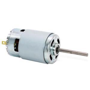 카본 브러시 775 모터 미니 42mm DC 12V 롱 샤프트 D 6900rpm 저속 대형 토크 볼 베어링 도구