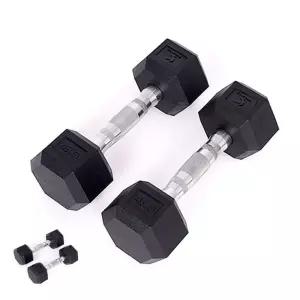 홈트덤벨 홈트아령 팔운동아령 덤벨 PEV 육각 아령 x 4kg 2개 세트