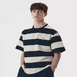 후아유 WHOAU Steve Colorblock T-Shirt WHRSG221U