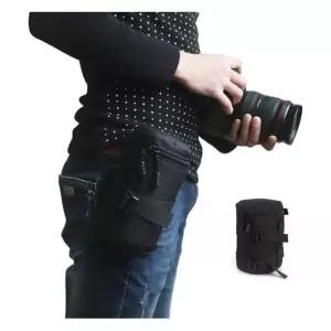 카메라 렌즈 파우치 케이스 가방 블랙 B85130