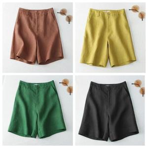 날씬해보이는 여성 린넨반바지 마바지 7컬러 여름 데일리 숏팬츠