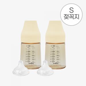 스펙트라 올셋 PPSU 젖병 160ml S 젖꼭지 포함  신생아젖병 2개 구성