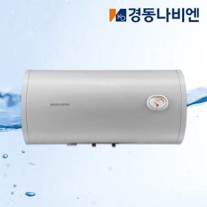 경동나비엔 스텐 전기온수기 50리터 ESW550-50WH 벽걸이형 가로형 저장식 온수기