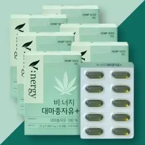 비너지 대마종자유 플러스 30캡슐 x 6박스 홈쇼핑 그대로