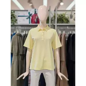 갤러리아 크로커다일레이디 로고 자수 카라 티셔츠 CLEMTS907