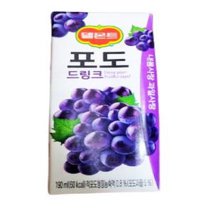 델몬트 드링크팩 포도 190ml 48개