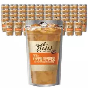 [롯데칠성음료] 롯데칠성 칸타타 아이스 카라멜마끼야또 230ml x 50개