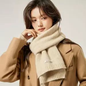 데일리 니트 머플러 긴목도리 롱 목도리 겨울 넥워머 여성목도리 털