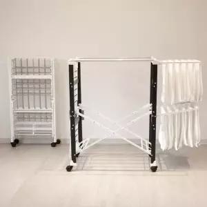 국산 튼튼한 엔드세이브 폴딩 빨래건조대 2colors 이동접이식 이불건조대
