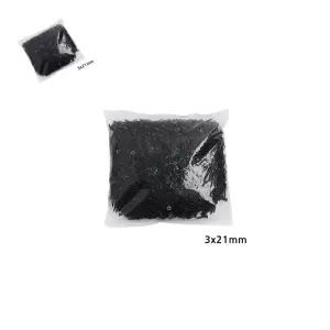 지챠 다용도 3mm 피스 나사못 2000개입 길이 21mm 흑색 피스못 나사볼트