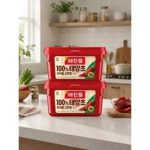 해찬들 태양초 고추장 1.8kg x 2 대용량 업소용 가정용 순창 코스트코