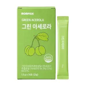 맘픽 그린 아세로라 비타민 C 가루 분말 스틱 1박스