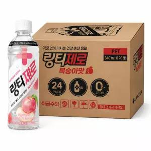 링티 링티제로 복숭아맛 500ml 24EA