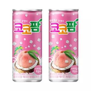 (매장정품)코코팜 피치핑크복숭아 240ml x 30캔
