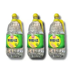 오뚜기 백식초 화이트식초 1800ml 3개