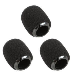 호환 Shure Beta98H/C MX412 418 악기 구즈넥 마이크 용 3 개/몫 플라스틱 스냅 폼 커버 윈드 스크린 스폰